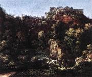 DUGHET, Gaspard View of Tivoli df11g oil on canvas